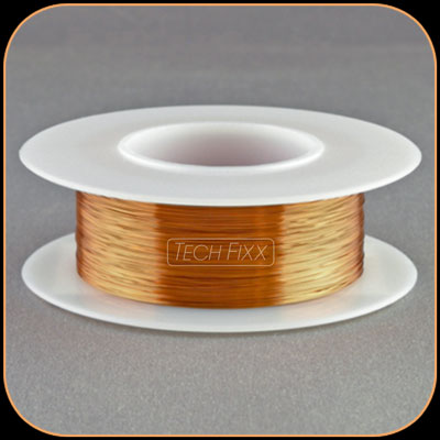 Magnet Wire 30 Gauge AWG Enameled Copper 395 Feet Coil Winding and Crafts Green